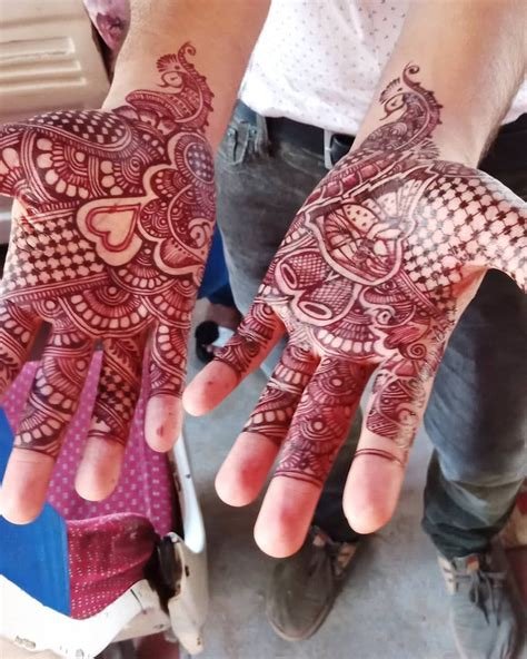 9_fullhandgroommehendi  ShaadiWish