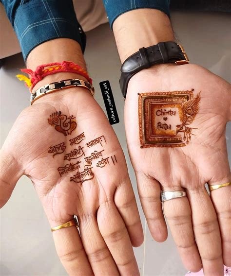 2_15 Simple Groom Mehndi Designs Because Its Your Wedding Day too