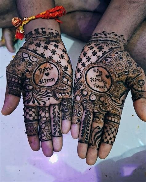 4_Latest  Unique Groom Mehndi Designs You Will Totally Love  Pyaari