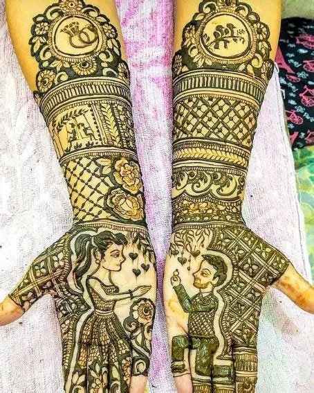 4_9 Beautiful Gujarati Mehndi Design Ideas For Brides To Try Out This