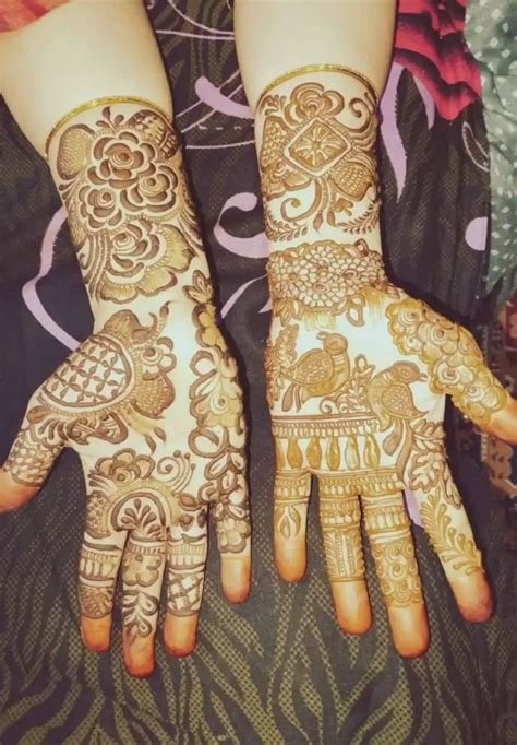 10_Gulf Style Mehndi Design for Hands  2023  Mahendidesigncom