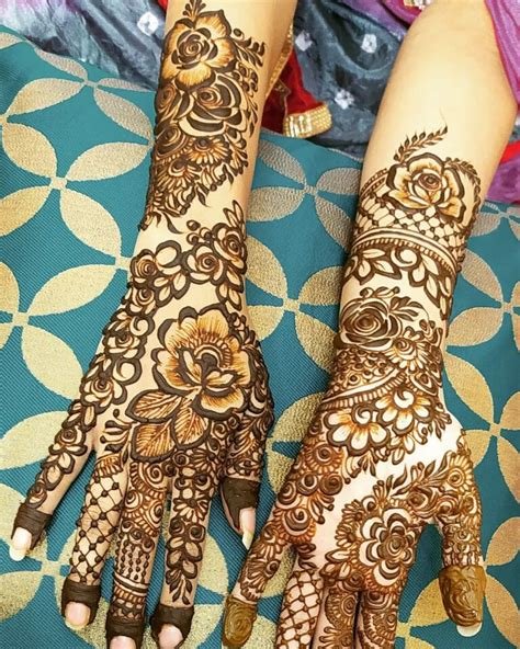 1_55 Half Hand Mehndi Design Ideas For The Wedding Season  Wedbook