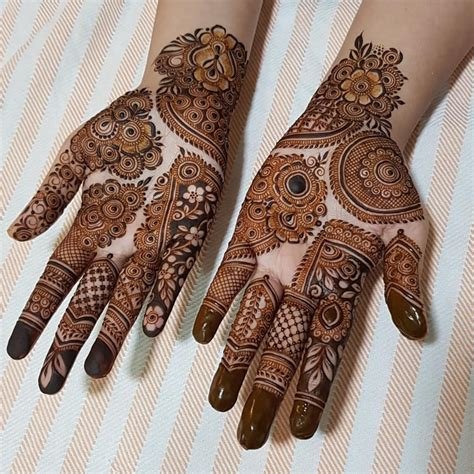 9_55 Half Hand Mehndi Design Ideas For The Wedding Season  Wedbook