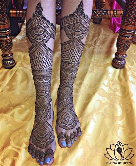 2_50 leg mehndi design images to check out before your wedding  Bridal