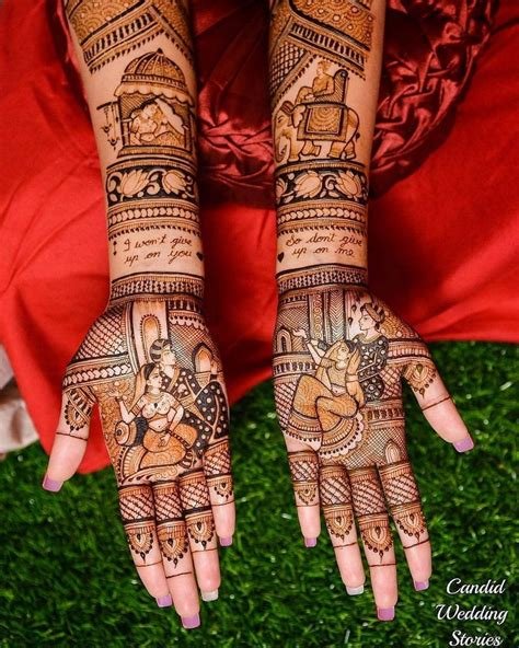 15_Half Hand Mehndi Designs For Brides  Bridesmaids  front hand 12