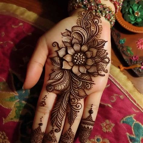 11_New Hatheli Mehndi Design for All Festive Celebrations