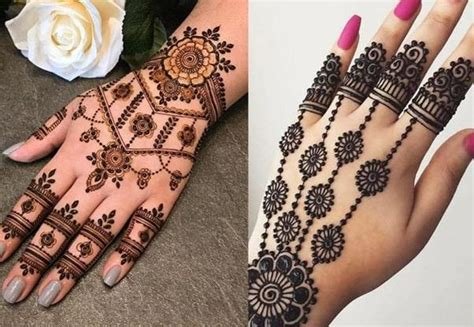 9_Latest Eid Arabic Mehndi Designs 2018 for Women  StyleGlowcom