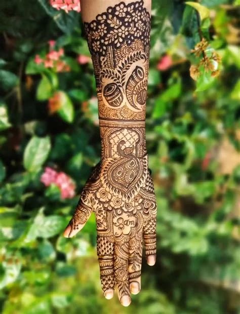 15_Beautiful Heavy Mehndi Design for hands  Mahendidesigncom