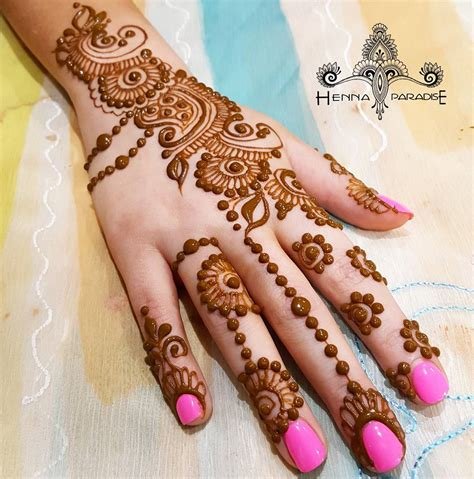 6_Indian bridal henna designs for hands  Step By Step  Mehndi Designs