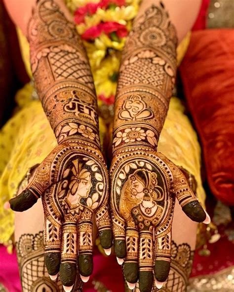 1_Unique Ways To Hide Partners Name In Mehndi Designs