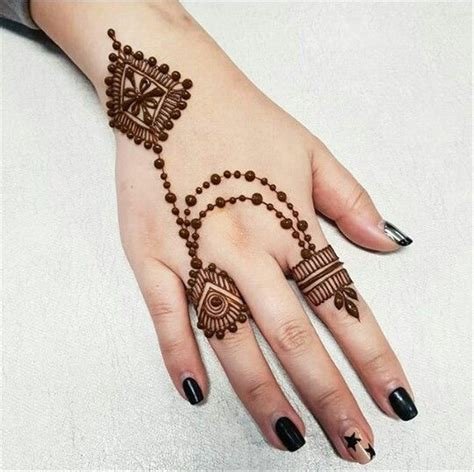 9_30 Stylish and Elegant Finger Mehndi Designs  Tikli
