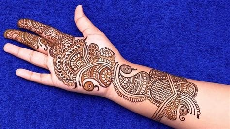 10_Top 111 Latest  Simple Arabic Mehndi Designs for Hands  Legs