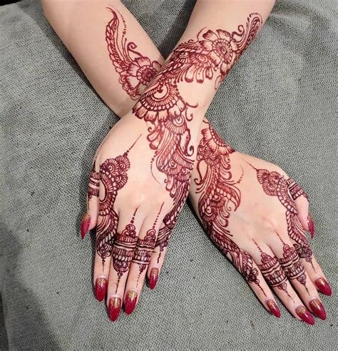 8_Awesome Indo Arabic Mehndi Designs For Hands  Indo Arabic Eid Mehndi