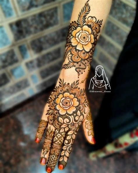 14_Top Most 20 Beautiful Dubai Mehndi Designs In Gulf Style