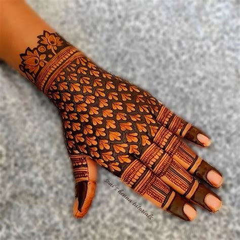 8_12 Dulhan Mehndi Design for Hands  Legs to Complete Bridal Look 2021