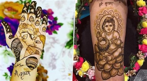12_Best 20 Janmashtami Mehndi Design  Mixing Images
