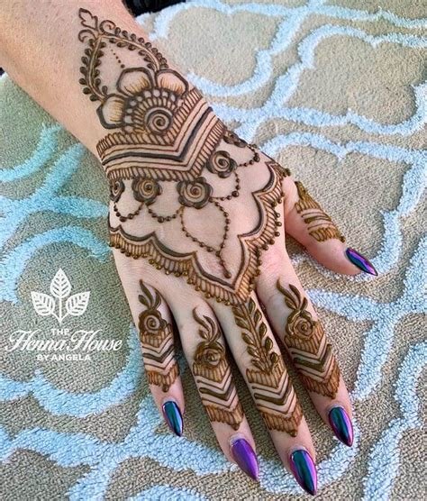 8_jewellery Mehndi Designs for hand  K4 Fashion