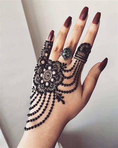6_Beautiful Jewellery Mehndi Designs for Back Hand  K4 Fashion