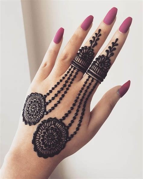 4_Beautiful Jewellery Mehndi Designs for Back Hand  K4 Fashion