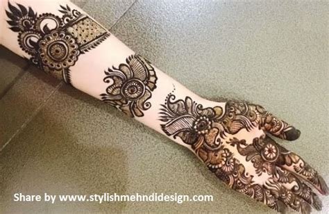 2_Beautiful Kada Mehndi Design For Hand  Step By Step Tutorial