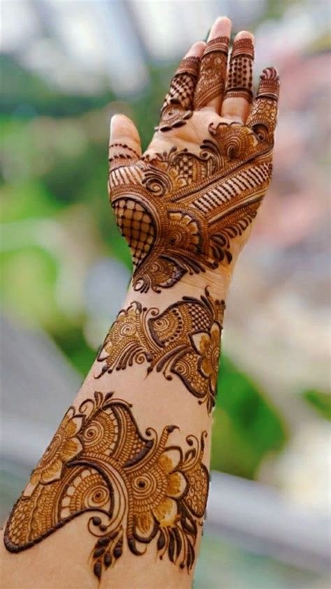 9_Bridal Mehndi Designs For Full Hands  Front  Back  K4 Fashion