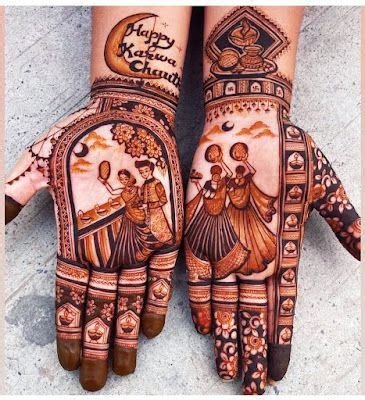 14_Mehndi Designs For Karwa Chauth 2022 Check Out Some Trendy Beautiful