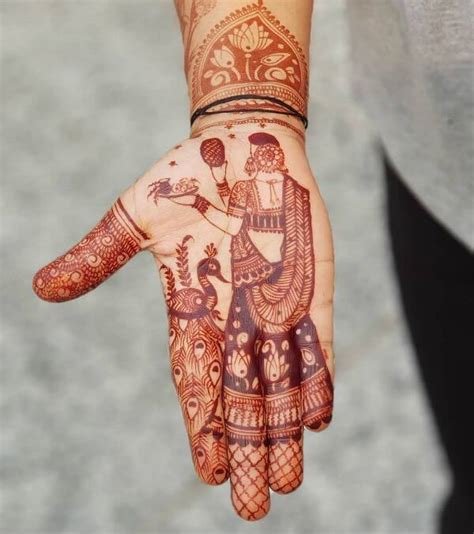 9_Mehndi Design for Karwa Chauth Latest full hand easy simple arabic