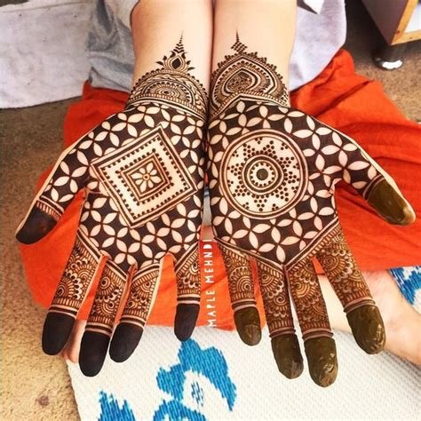 13_51 Karwa Chauth Mehndi Designs For Newlywed Brides