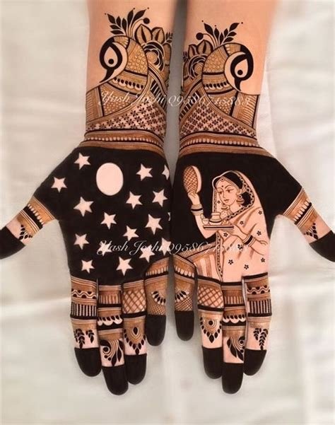 15_Karwa Chauth Mehndi Design Simple Unique and Latest Mehndi Designs