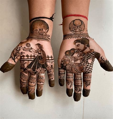 3_20 Stylish Karva Chauth Mehndi Designs Photos  SheIdeas
