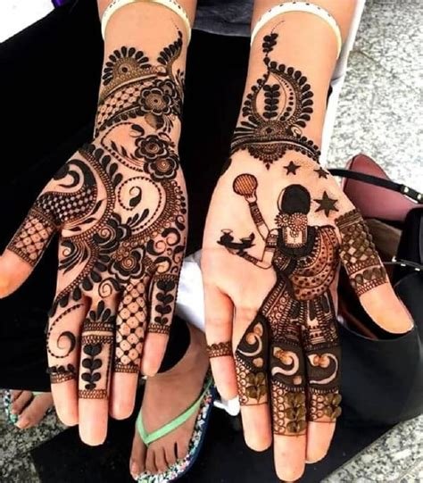2_10 Karwa Chauth Mehndi Designs You Should Instantly Bookmark  WedMeGood