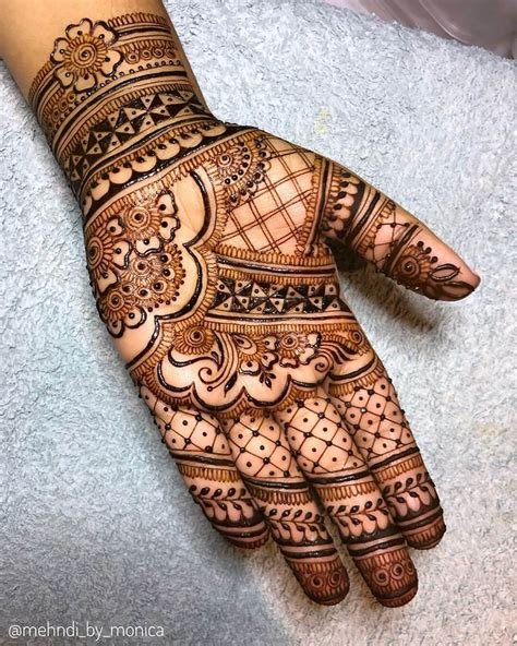 2_Simple Mylanchi Designs For Front Hand  Kerala Mehndi Designs 2024