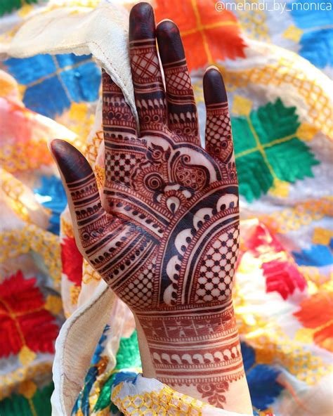 5_Simple Mylanchi Designs For Front Hand  Kerala Mehndi Designs 2024