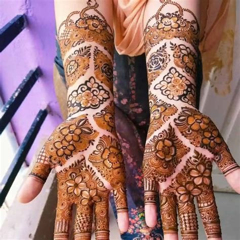 10_Stylish Khafif Mehndi Design Full Hand for All Occasions