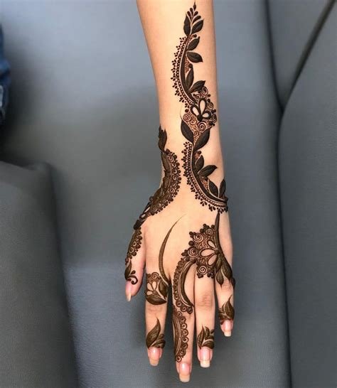 6_Khafif Mehndi Designs for Back Hands  K4 Fashion