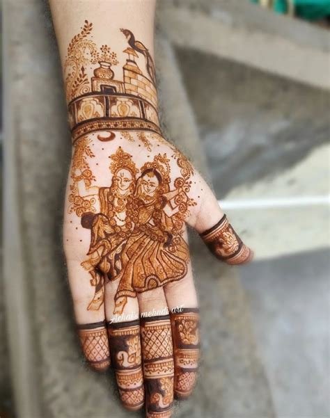 5_check out these 10 latest and easy mehndi designs on Krishna Janmashtami