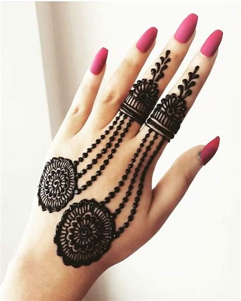 1_30 simple mehndi designs for hands step by step images