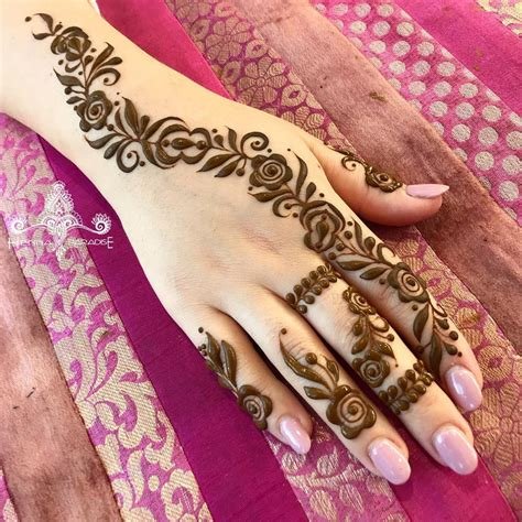 14_50 Simple Arabic  Bridal Mehndi Designs 20222023 2023