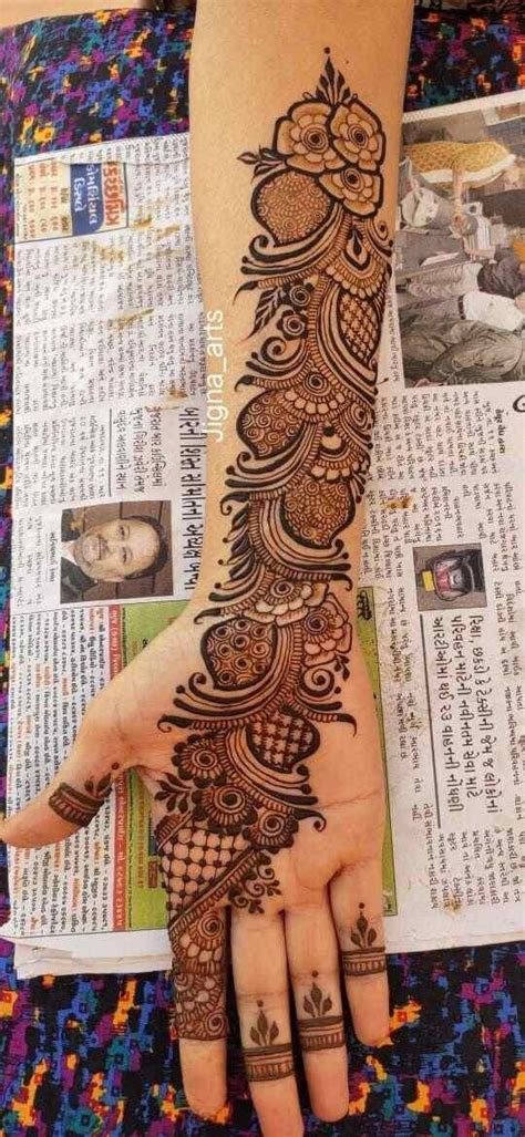 1_50 Latest Arabic Mehndi Designs That Unveil The Elegance