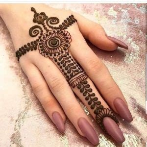 14_9 Unique Collections of Finger Mehndi Designs
