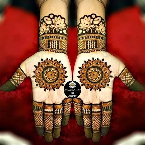 12_55 Half Hand Mehndi Design Ideas For The Wedding Season  Wedbook