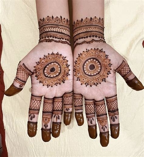 12_300 Lotus Mehndi Designs for Front and Back hand and Feet