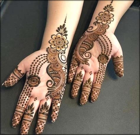 8_Front hand Mehndi Design  Top 50 Designs  Baggout