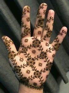 8_Mehndi Designs for Front Hand in Arabic Style  K4 Fashion