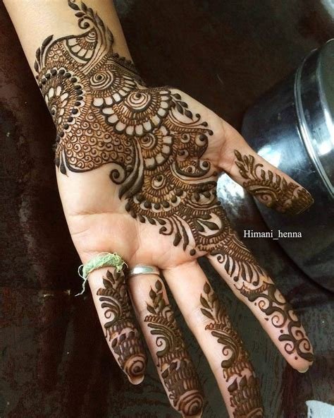 14_Simple Arabic Mehndi Designs for Left Hand  K4 Fashion
