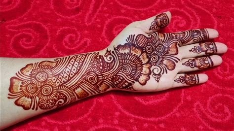 14_Simple Arabic Mehndi Designs for Left Hand  K4 Fashion