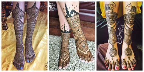 9_50 leg mehndi design images to check out before your wedding  Bridal