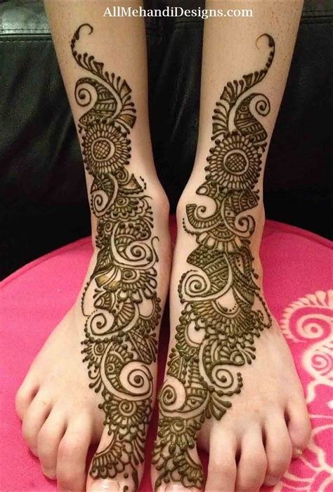 11_Bridal Dulhan Mehndi Designs For Legs 20  K4 Fashion