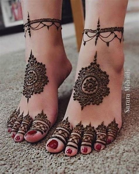 4_Leg Mehndi Designs For Brides  2020 Henna Mehdni Designs For Feet