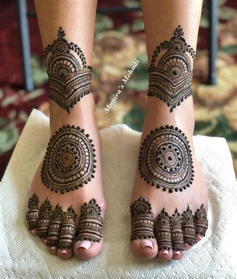 12_Leg Mehndi Designs  25 Simple and Easy Leg Mehndi Designs For Women In